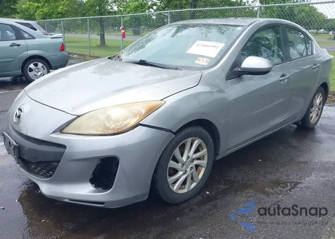 2012 Mazda Mazda3 I Grand Touring z USA, uszkodzony, nr VIN JM1BL1W85C1639234